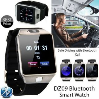 LATEST Smart Watch Camera Bluetooth For HTC Samsung Android Phone DZ09 SIM Slot 3