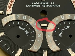 Dial for TAG HEUER calibre S Chronograph 5