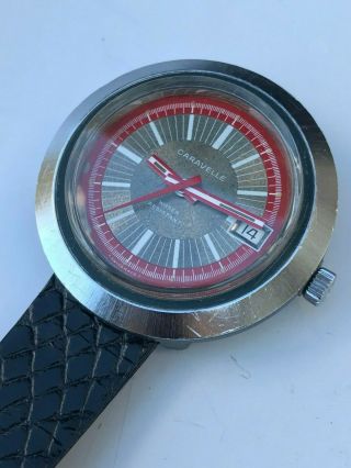 Vintage Caravelle 17 Jewel Gents Watch From 1971.  Running Well.