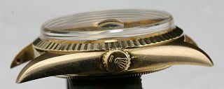 CUSTOM MADE After Market 14K Solid Gold Men ' s 36mm Datejust Non QS Auto Ref1601 2