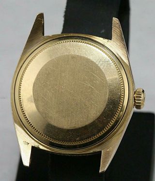 CUSTOM MADE After Market 14K Solid Gold Men ' s 36mm Datejust Non QS Auto Ref1601 9