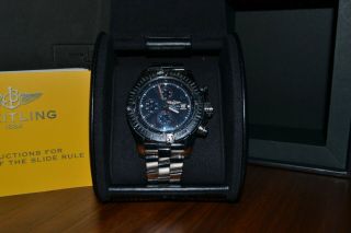 Breitling Avenger A13370 Automatic Steel W/ Box Men 