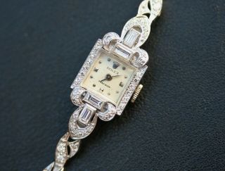 Rolex Ladies 18k White Gold Diamond Cocktail Watch 100 Rolex
