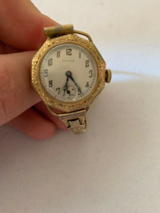 Vintage Hamilton Fahys 14k Gold Filled Wrist Watch