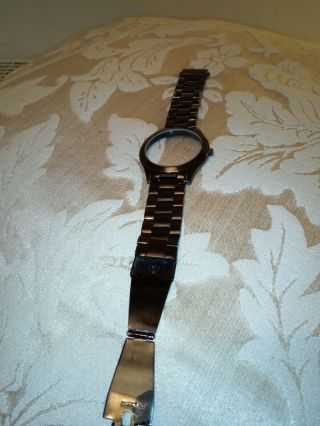Mens - Michael Kors - Black,  Metal Watch Strap.  For Replasement.