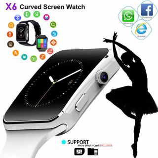 X6 Bluetooth Waterproof Smart Watch Smartwatch Camera For Htc Android Samsung