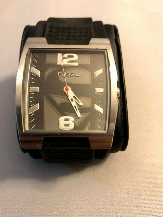 Fossil Limited Edition Superman Watch Ll1037 Mens Limited Edition - Rare
