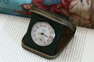 Rebuilt Very Early 1948 - 50 Smiths Empire Pocket Watch In Travel Case