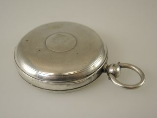 English Silver J W Benson Pocket Watch London 1888 5