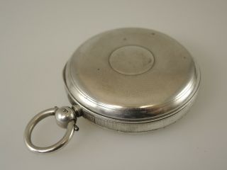 English Silver J W Benson Pocket Watch London 1888 6