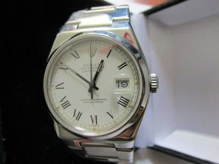 Rolex Men’s Datejust Oysterquartz Stainless Steel Watch Ref.  17000B.  C.  5035 1978 2