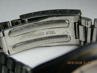 Vintage Men ' s Seiko watch 5Y23 - 8289 for parts/repair 31 5