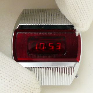 Digital Red Led Watch Pulsar Elektronika 1
