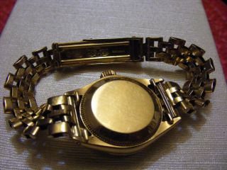 ROLEX OYSTER PERPETUAL DATEJUST 18K GOLD LADY 5