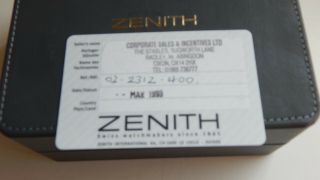 Zenith El Primero Chronograph 18K Gold/SS Cal 400 Daytona 10