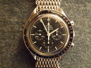 Vintage Omega Speedmaster Professional " Moon " Watch W/ Box -