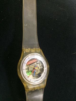 Vintage Swatch Watch 80s Jelly " Jelly Fish "