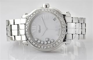 Chopard Happy Sports Ref 8375 Diamonds & Steel Wristwatch