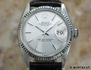 Rolex 1601 Swiss Made Automatic Gold And Stainless Steel Men 