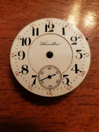 Hamilton 18s Pocket Watch Movement 17 J.  Of Serial 948018 Grade 926