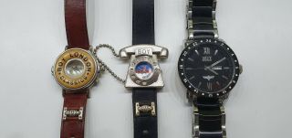3x Vintage Mens Boy London Watches - Similar To Storm Watches