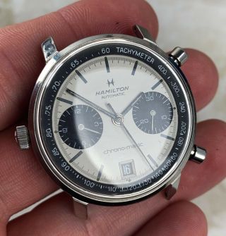 Vintage Hamilton Chrono - Matic Chronograph Wristwatch w/Heuer Cal.  11 Mvmt NR 4