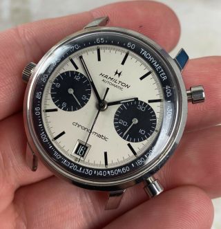 Vintage Hamilton Chrono - Matic Chronograph Wristwatch w/Heuer Cal.  11 Mvmt NR 5