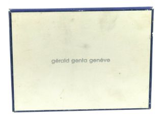Gerald Genta 18K 2 - tone gold automatic moon phase calendar men ' s watch w/ box 11