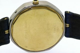 Gerald Genta 18K 2 - tone gold automatic moon phase calendar men ' s watch w/ box 7