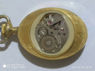 RARE VINTAGE GALLET POCKET WATCH 17 JEWELS SWISS MADE VERY GOOD 4