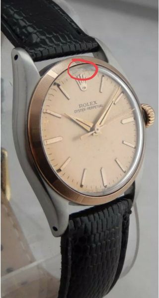 Rolex Oyster perpetual 6551 Steel And 14k Rose gold Case automatic 31mm 3