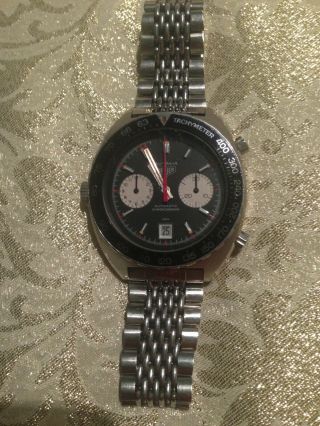 Vintage Heuer Autavia - One Owner (military).  Served This Nation Well
