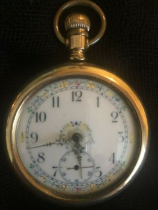 Gorgeous Vintage Elgin Pocket Watch - Delicate Face - 11886644 - Case Also