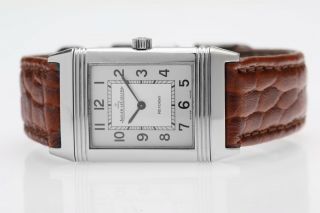 Jaeger Lecoultre Reverso Ref 252.  8.  47 Stainless Steel Wristwatch