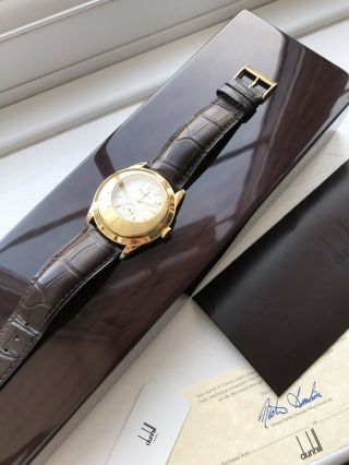 Dunhill X Centric Solid Gold 18k Watch Mechanical Hand Wind Timepiece