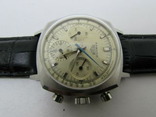 Vintage Heuer Camaro 3 Chronograph Wind Cal 7736 Men Watch