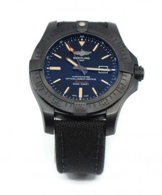 Breitling Blackbird Avenger Black Titanium Watch V17310