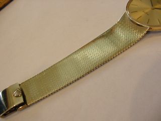 Ref.  3833 SOLID 18k GOLD 1974 ROLEX CELLINI 31mm WRISTWATCH with 18K BAND 7