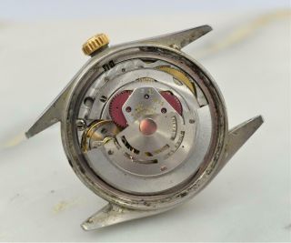 Rare Men ' s Two - Tone Rolex Datejust Wristwatch w/ Exotic Black Dial Ref 16013 7