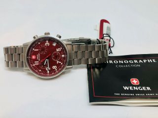 Men ' s watch Vintage Wenger Chronograph makers of the swiss army knife 2