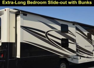 2014 Forest River Georgetown 351 DS Bunkhouse Bunk Bed Model with Front Electric Bed,  rear Queen 12