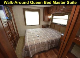 2014 Forest River Georgetown 351 DS Bunkhouse Bunk Bed Model with Front Electric Bed,  rear Queen 9