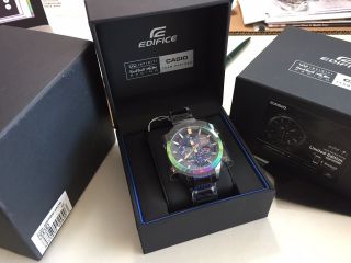 Casio Edifice Eqb500rbb - 2 Red Bull Limited Discontinued 100 Mobile Link