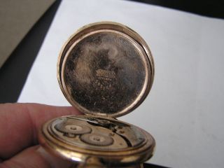 Vintage Waltham 15 jewel Pocket Watch for repair or parts 4