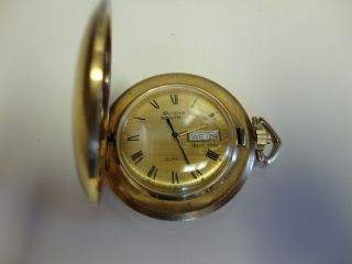 Bulova Accutron Quartz Mechanical Vintage Pocket Watch