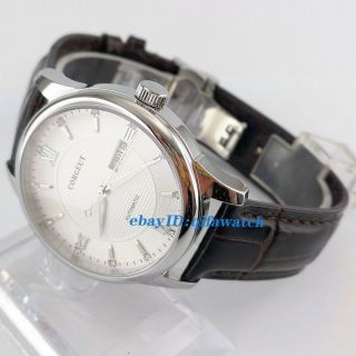 style Corgeut 40mm white Dial Sapphire glass Miyota Automatic Men ' s watch 3