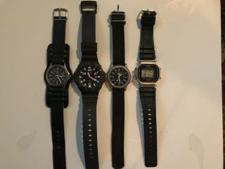 Watch Lot; Seiko Casio Timex Elektronika