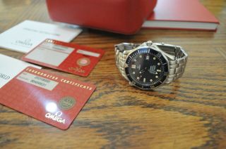 Omega Seamaster 300 Professional 2531.  80 James Bond Watch Box and Papers,  CARDS 4