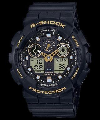 Ga - 100gbx - 1a9 G - Shock Watches Resin Band Analog Digital