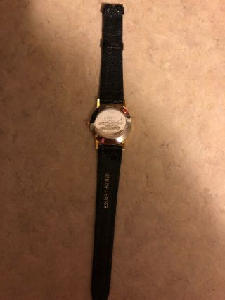 Vintage Bethlehem Steel / Wire Rope Watch With Leather Band 3